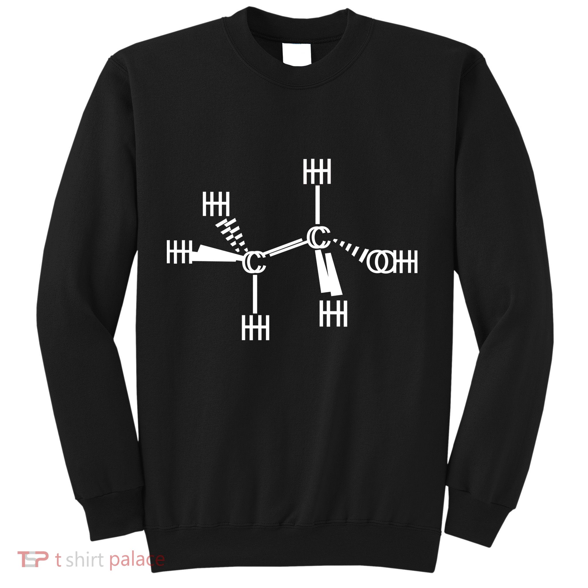 Ethanol Molecole As Seen Drunk Sweatshirt