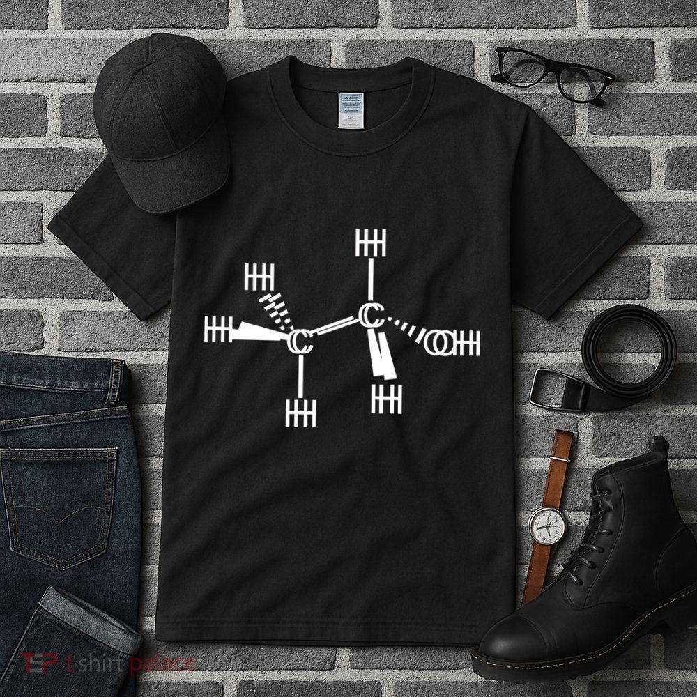 Ethanol Molecole As Seen Drunk Tall T-Shirt