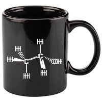 Ethanol Molecole As Seen Drunk 11oz C Handle Ceramic Mug