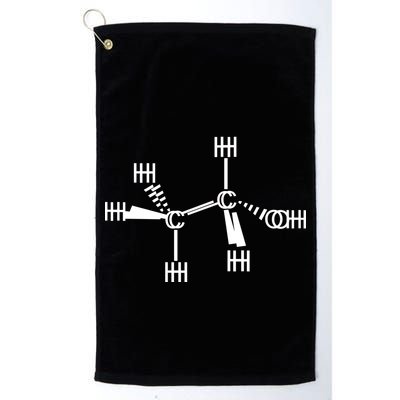 Ethanol Molecole As Seen Drunk Golf Towel