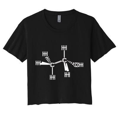 Ethanol Molecole As Seen Drunk Crop Top