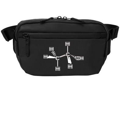 Ethanol Molecole As Seen Drunk Crossbody Pack