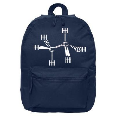 Ethanol Molecole As Seen Drunk 16 in Basic Backpack