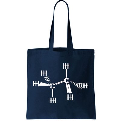 Ethanol Molecole As Seen Drunk Tote Bag