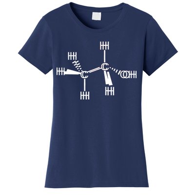 Ethanol Molecole As Seen Drunk Women's T-Shirt