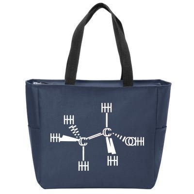 Ethanol Molecole As Seen Drunk Zip Tote Bag