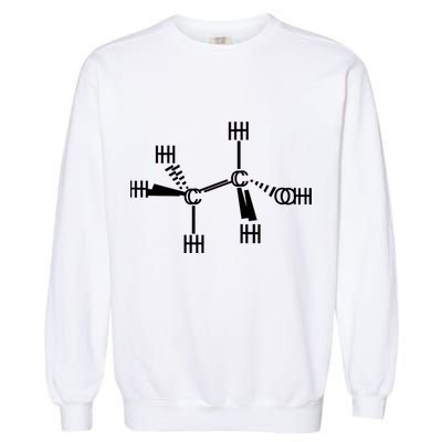 Ethanol Molecole As Seen Drunk Garment-Dyed Sweatshirt