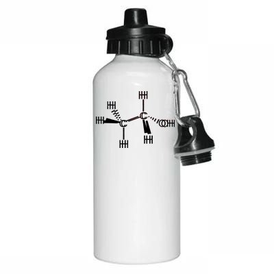 Ethanol Molecole As Seen Drunk Aluminum Water Bottle