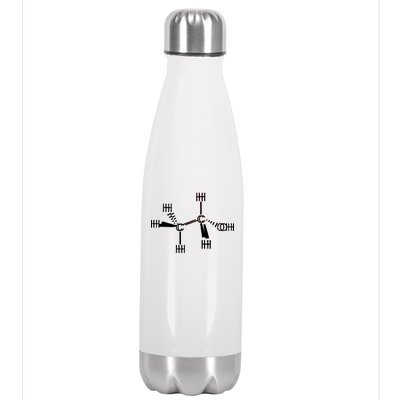 Ethanol Molecole As Seen Drunk Stainless Steel Insulated Water Bottle