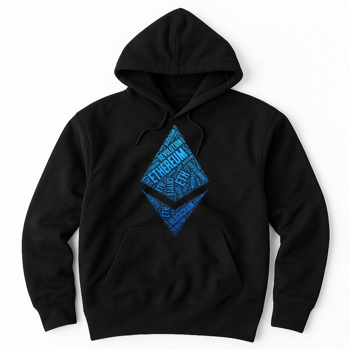Ethereum Block Chain Revolution Crypto World Cloud Hoodie