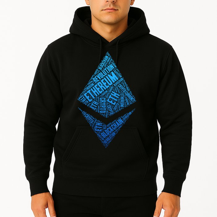 Ethereum Block Chain Revolution Crypto World Cloud Hoodie