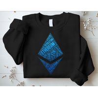 Ethereum Block Chain Revolution Crypto World Cloud Sweatshirt