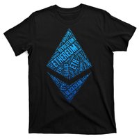 Ethereum Block Chain Revolution Crypto World Cloud T-Shirt