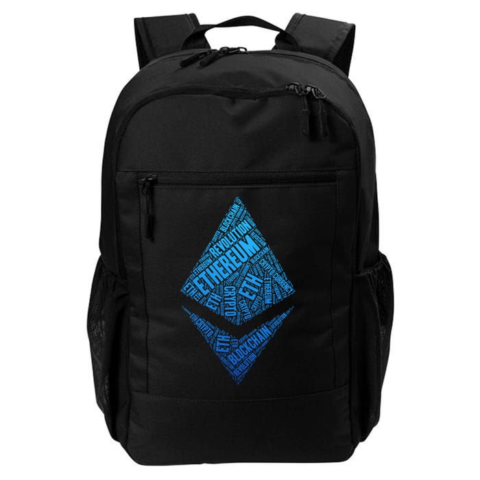 Ethereum Block Chain Revolution Crypto World Cloud Backpack