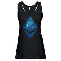 Ethereum Block Chain Revolution Crypto World Cloud Ladies Essential Flowy Tank