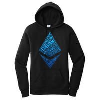 Ethereum Block Chain Revolution Crypto World Cloud Women's Pullover Hoodie