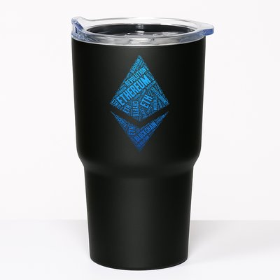 Ethereum Block Chain Revolution Crypto World Cloud Tumbler