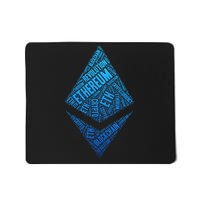 Ethereum Block Chain Revolution Crypto World Cloud Mousepad