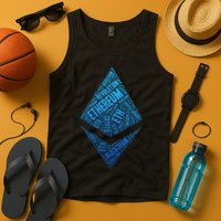 Ethereum Block Chain Revolution Crypto World Cloud Tank Top