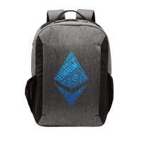Ethereum Block Chain Revolution Crypto World Cloud Vector Backpack