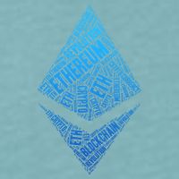 Ethereum Block Chain Revolution Crypto World Cloud Sueded Cloud Jersey T-Shirt