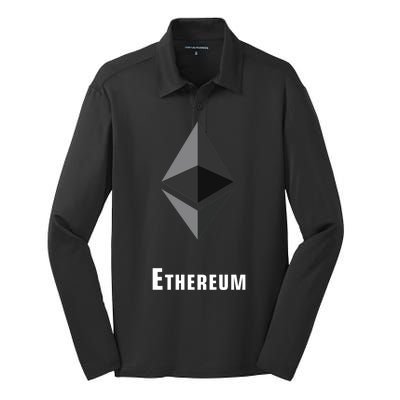 Ethereum Classic Silk Touch Performance Long Sleeve Polo