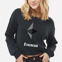 Ethereum Classic Cropped Pullover Crew
