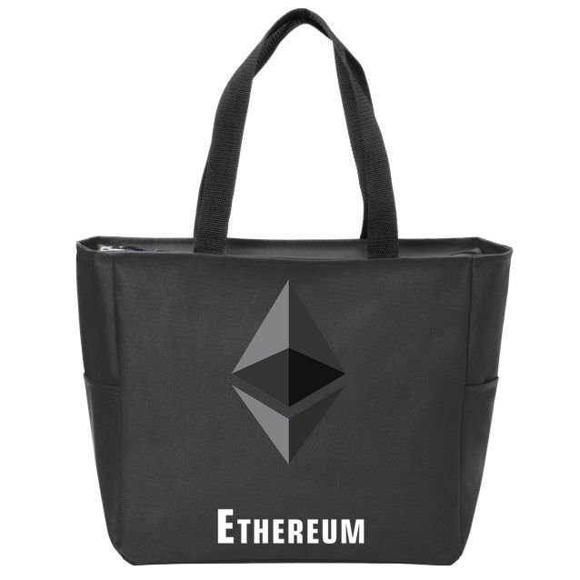 Ethereum Classic Zip Tote Bag