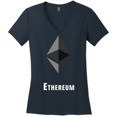 Ethereum Classic Women's V-Neck T-Shirt