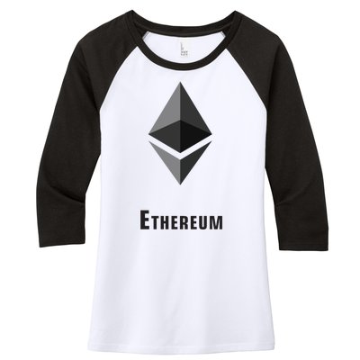 Ethereum Classic Women's Tri-Blend 3/4-Sleeve Raglan Shirt