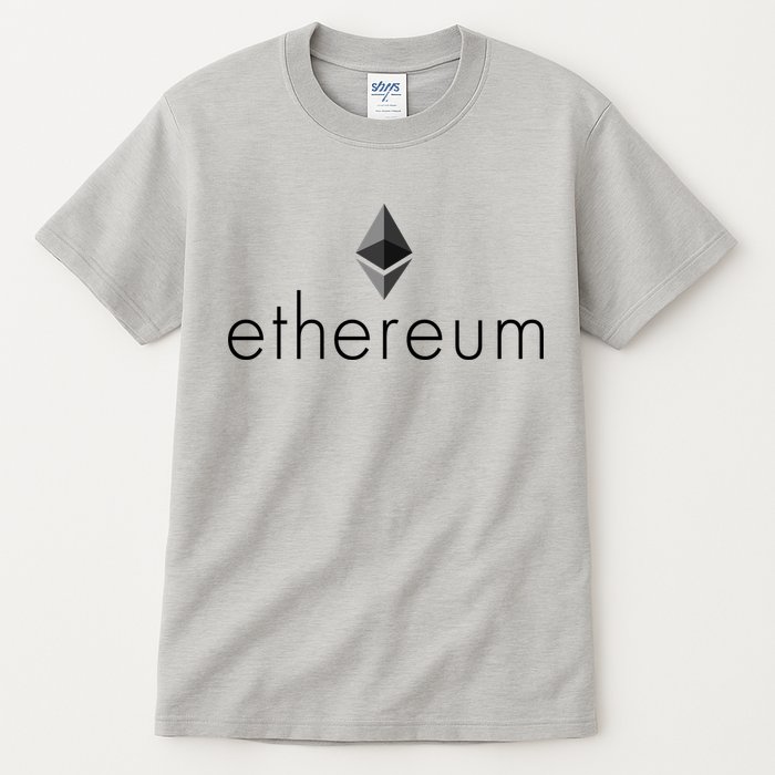 Ethereum Crypto Currency Logo Tall T-Shirt