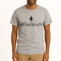 Ethereum Crypto Currency Logo Tall T-Shirt