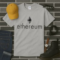 Ethereum Crypto Currency Logo Tall T-Shirt