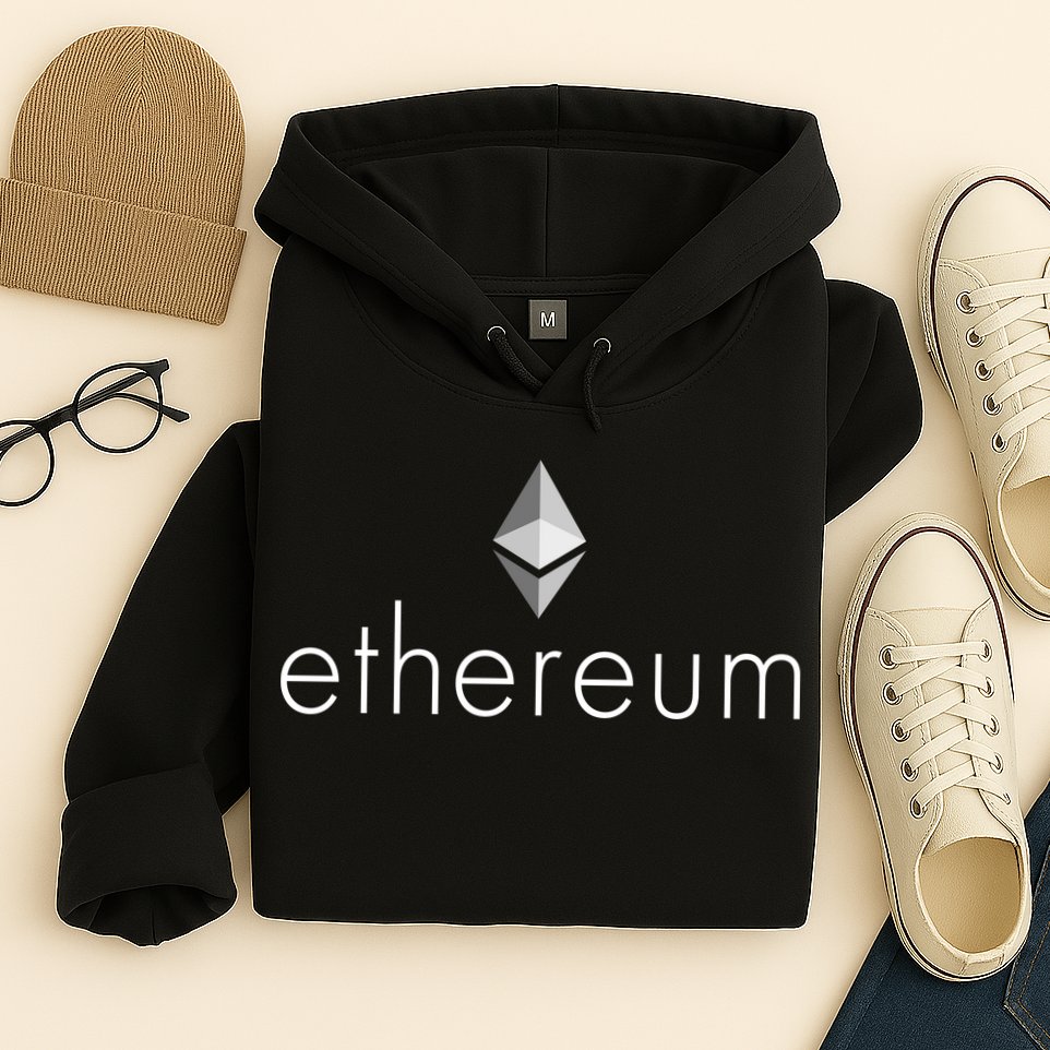 Ethereum Crypto Currency Logo Hoodie