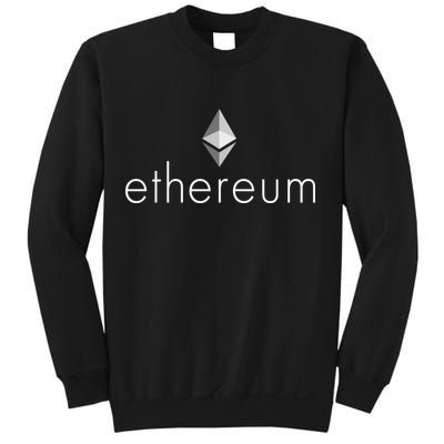 Ethereum Crypto Currency Logo Sweatshirt
