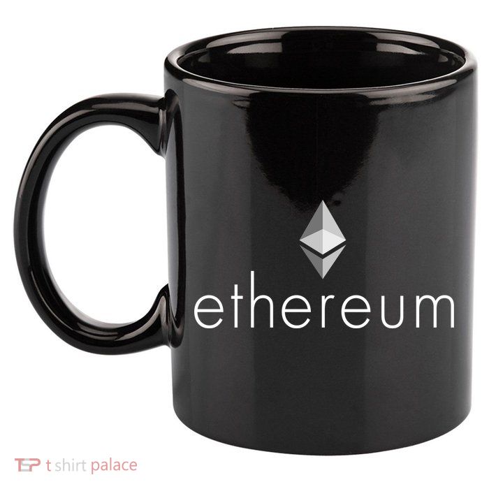 Ethereum Crypto Currency Logo 11oz C Handle Ceramic Mug