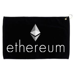 Ethereum Crypto Currency Logo Grommeted Golf Towel