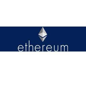 Ethereum Crypto Currency Logo Bumper Sticker