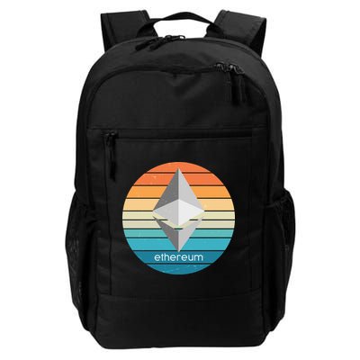 Ethereum Crypto Currency Vintage Colors  Backpack