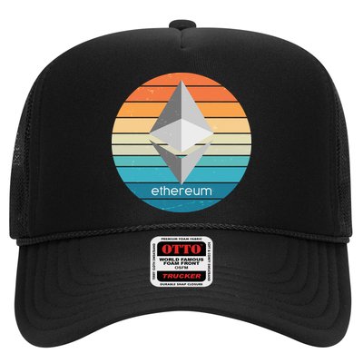 Ethereum Crypto Currency Vintage Colors  Trucker Hat
