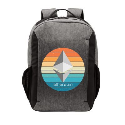 Ethereum Crypto Currency Vintage Colors  Vector Backpack