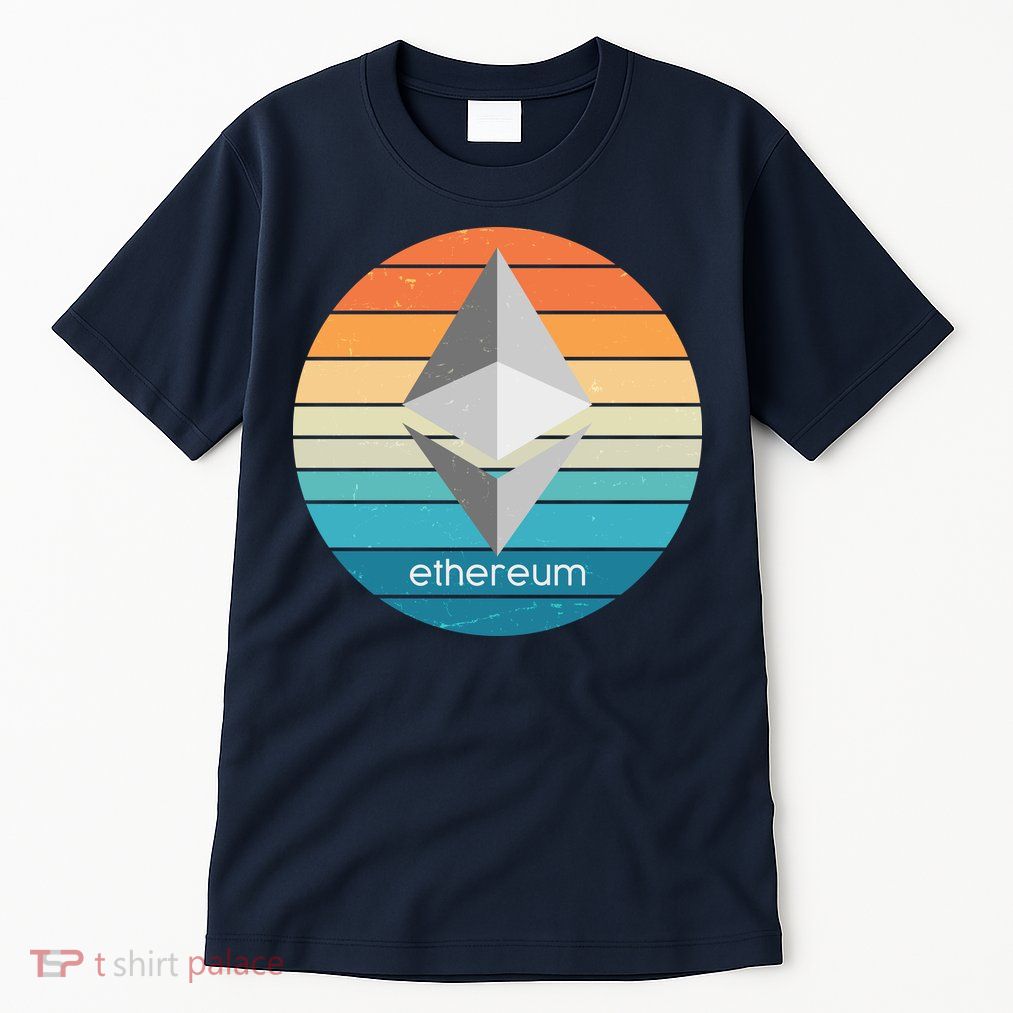 Ethereum Crypto Currency Vintage Colors  Tall T-Shirt