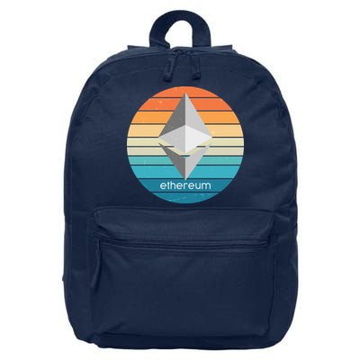 Ethereum Crypto Currency Vintage Colors  16 in Basic Backpack