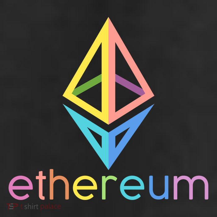 Ethereum Diamond Rainbow Logo 11oz C Handle Ceramic Mug