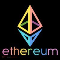 Ethereum Diamond Rainbow Logo Baby Bodysuit