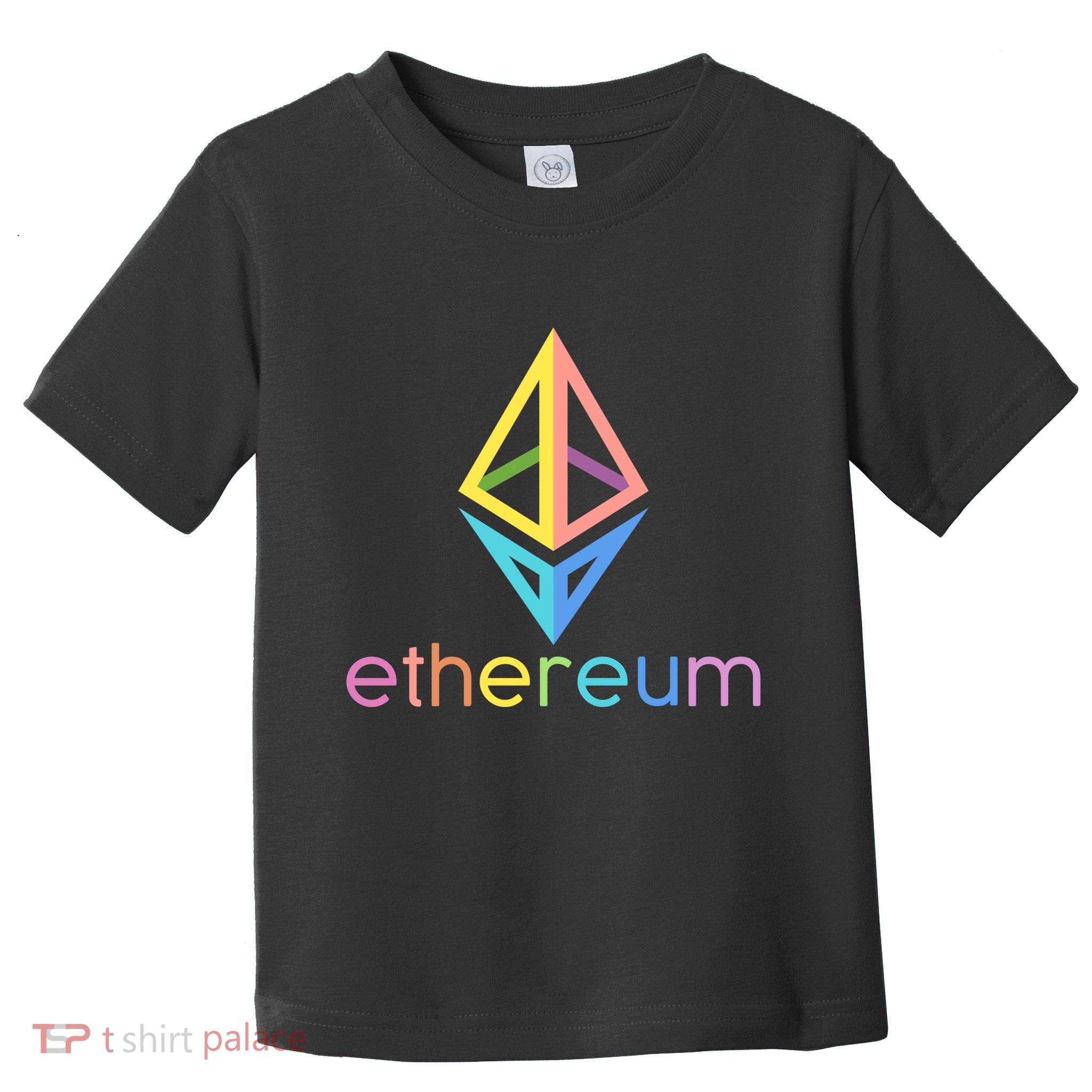 Ethereum Diamond Rainbow Logo Toddler T-Shirt