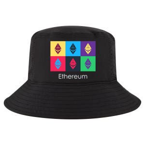 Ethereum ETH Pop Art Crypto Currency Logo Cool Comfort Performance Bucket Hat