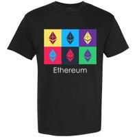 Ethereum ETH Pop Art Crypto Currency Logo Garment-Dyed Heavyweight T-Shirt
