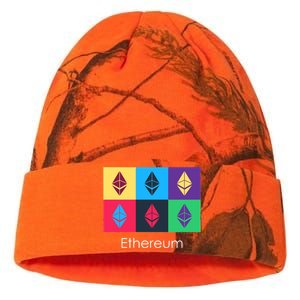 Ethereum ETH Pop Art Crypto Currency Logo Kati Licensed 12" Camo Beanie