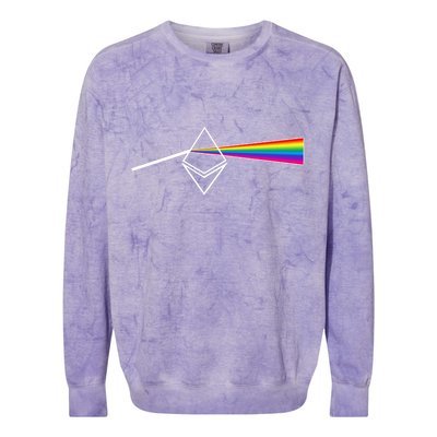 Ethereum Prism Classic Colorblast Crewneck Sweatshirt